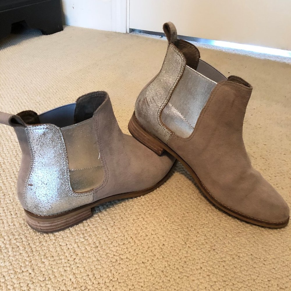 TOMS Metallic Boots